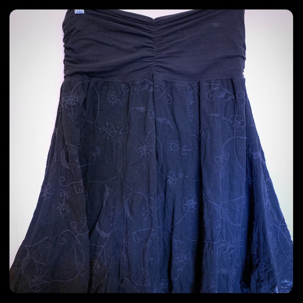 Black Cabi Skirt/strapless top